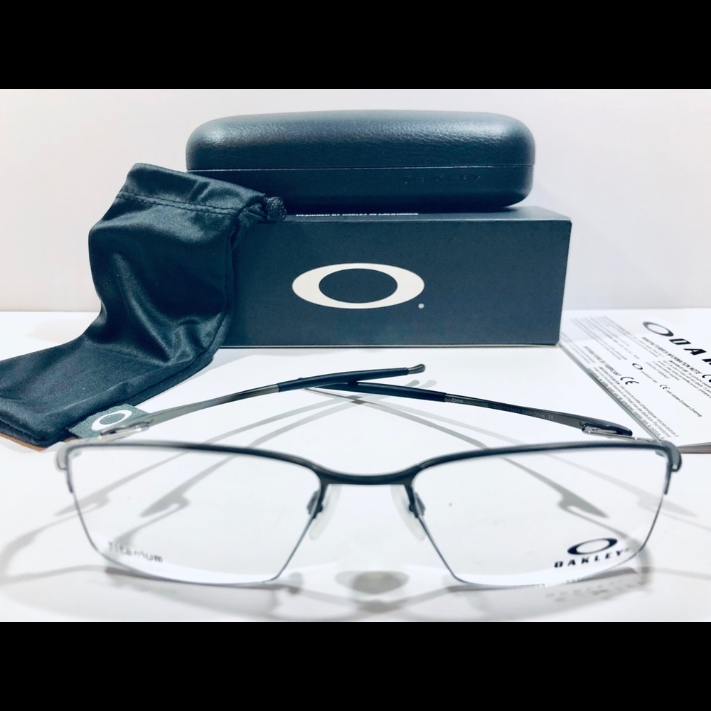 Oakley Eyeglasses Lizard Satin Olive Titanium